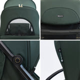 My Babiie MBX7 Max Auto-Fold Stroller - Forest Green