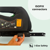 i-Size Booster Max Car Seat - Black Quilted - Grade A