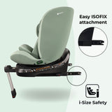 My Babiie MBCSSPIN i-Size (40-150cm) Spin Car Seat - Green
