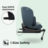 MBCSSPIN i-Size (40-150cm) Spin Car Seat - Slate Blue - Grade A