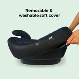 i-Size Booster Max Car Seat - Black Quilted - Grade A