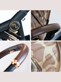 MB33 Tandem Pushchair with 2 Infant Carriers - Giraffe
