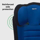 MBCSB30 i-Size (100-150cm) High Back Booster Car Seat - Blue & Black