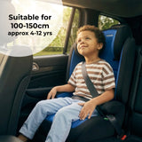 MBCSB30 i-Size (100-150cm) High Back Booster Car Seat - Blue & Black