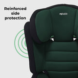 My Babiie MBCSB30 i-Size (100-150cm) High Back Booster Car Seat - Green & Black