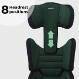 My Babiie MBCSB30 i-Size (100-150cm) High Back Booster Car Seat - Green & Black