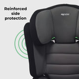 MBCSB30 i-Size (100-150cm) High Back Booster Car Seat - Grey & Black