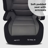 MBCSB30 i-Size (100-150cm) High Back Booster Car Seat - Grey & Black