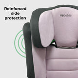 MBCSB30 i-Size (100-150cm) High Back Booster Car Seat - Pink & Grey