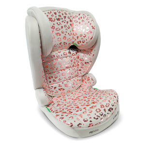 My Babiie MBCSB30 i-Size (100-150cm) High Back Booster Car Seat - Pink Leopard