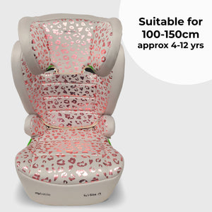 MBCSB30 i-Size (100-150cm) High Back Booster Car Seat - Blush Leopard - Grade A