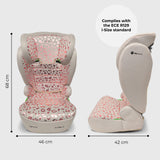 My Babiie MBCSB30 i-Size (100-150cm) High Back Booster Car Seat - Pink Leopard