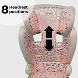 My Babiie MBCSB30 i-Size (100-150cm) High Back Booster Car Seat - Pink Leopard