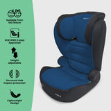 My Babiie MBCSB30 i-Size (100-150cm) High Back Booster Car Seat - Blue & Black