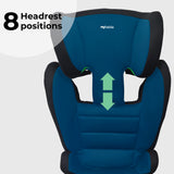 My Babiie MBCSB30 i-Size (100-150cm) High Back Booster Car Seat - Blue & Black