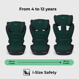 My Babiie MBCSB30 i-Size (100-150cm) High Back Booster Car Seat - Green & Black