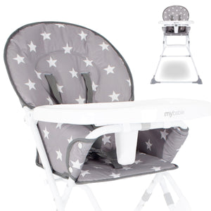 My Babiie MBHC1 Seat Cover - Grey Stars