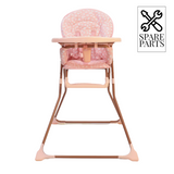 Spare Parts For The MBHC1RB Compact Highchair - Pink Dalmatian