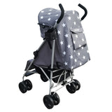 MB01 Lightweight Stroller - Grey Stars - Grade B