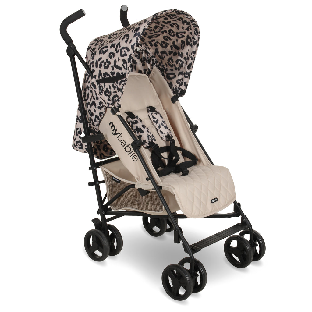 MB01 Lightweight Stroller Fawn Leopard