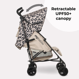 MB01 Lightweight Stroller - Fawn Leopard