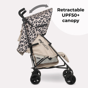 Lightweight Stroller - Leopard Print - Grade B
