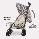Lightweight Stroller - Leopard Print - Grade A