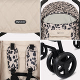 Lightweight Stroller - Leopard Print - Grade A