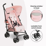 My Babiie MB01 Lightweight Stroller - Pink Leopard