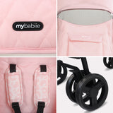 My Babiie MB01 Lightweight Stroller - Pink Leopard