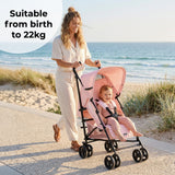 Lightweight Stroller - Pink Leopard - Grade A
