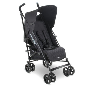 My Babiie MB01 Lightweight Stroller - Quilted Black