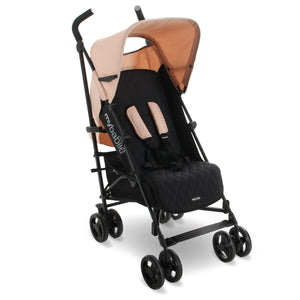 My Babiie MB01 Lightweight Stroller - Quilted Blush Pink