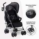 MB02 Lightweight Stroller - Black - Grade A