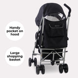 MB02 Lightweight Stroller - Black - Grade A