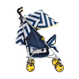 My Babiie MB02 Blue Chevron Stroller - Grade A
