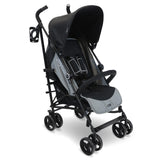 MB02 Lightweight Stroller - Black and Grey