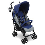 MB02 Lightweight Stroller - Blue and Grey