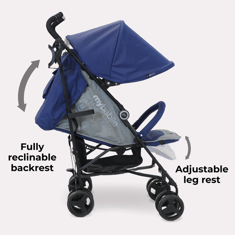 My Babiie MB02 Lightweight Stroller - Blue