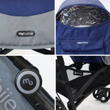 My Babiie MB02 Lightweight Stroller - Blue