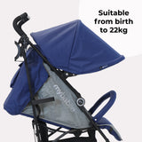 My Babiie MB02 Lightweight Stroller - Blue