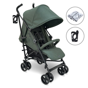 My Babiie MB02 Plus Lightweight Stroller - Forest Green