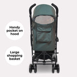 My Babiie MB02 Plus Lightweight Stroller - Forest Green
