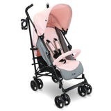 MB02 Lightweight Stroller - Pink and Grey