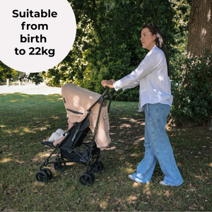 My Babiie MB01 Lightweight Stroller - Blush Pink