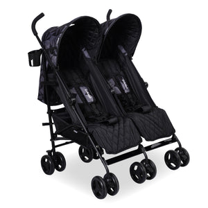 Dani Dyer "Cherish" Black Geo Twin Stroller - Grade A