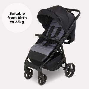 My Babiie MB160 Plus Pushchair - Black / Grey