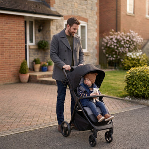 My Babiie MB160 Plus Pushchair - Black / Grey