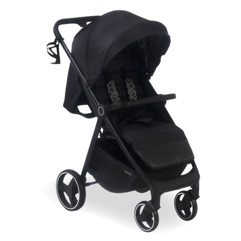 MB160 Plus Pushchair - Black Leopard