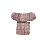 Spare Parts for the Dani Dyer Pink Plaid MB200i Travel System MB200i 2024 - Pink Plaid Car Seat Shoulder Pads (Pair)